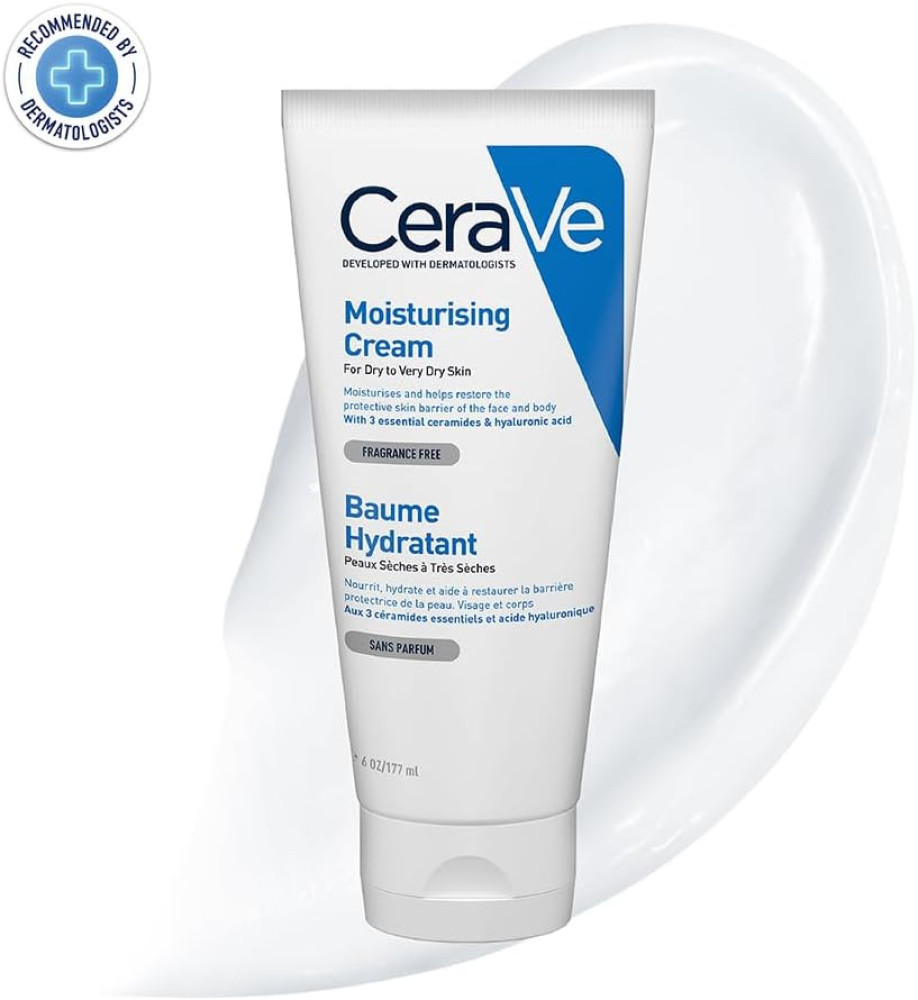 CeraVe Moisturizing Cream For Dry To Very Dry Skin - 177ml