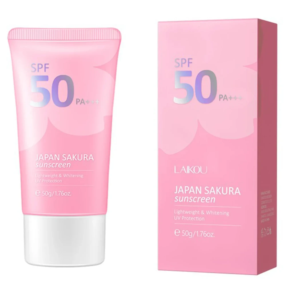 LAIKOU Japan Sakura Sunscreen SPF 50 PA+++ (50g)