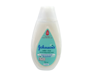 Johnson's Milk+Rice Hair & Body Baby Bath 200ml